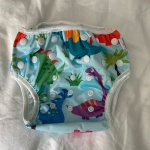 Reusable Adjustable Swim Diaper - Dino Print